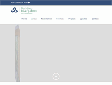 Tablet Screenshot of buildingenergeticx.com
